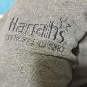 Harrah's Cherokee Casino Gray Blanket